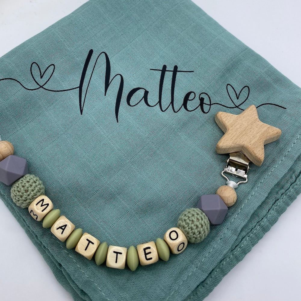 Geschenkset Nuschi lind mauve