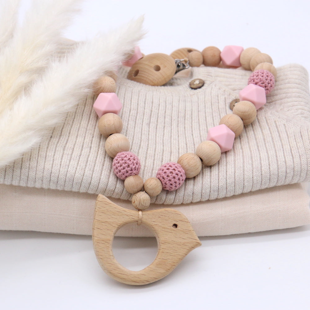 Kinderwagenkette rosa