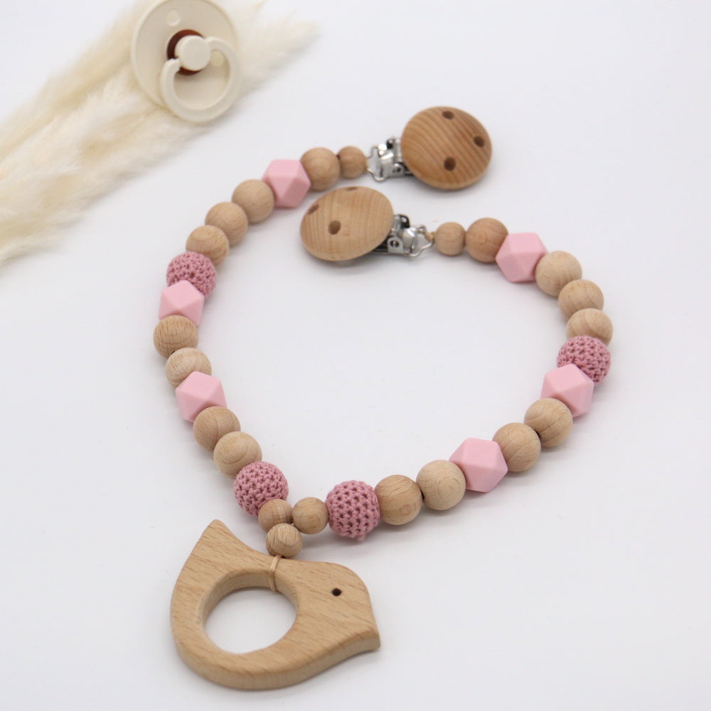 Kinderwagenkette rosa