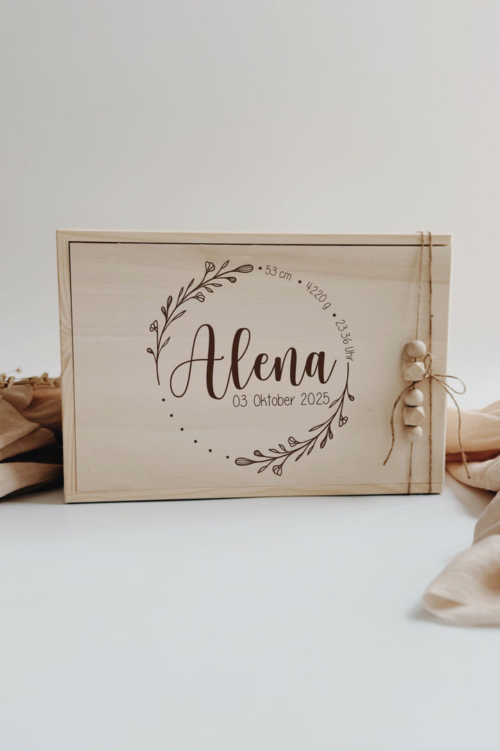 Erinnerungskiste Blumenranke