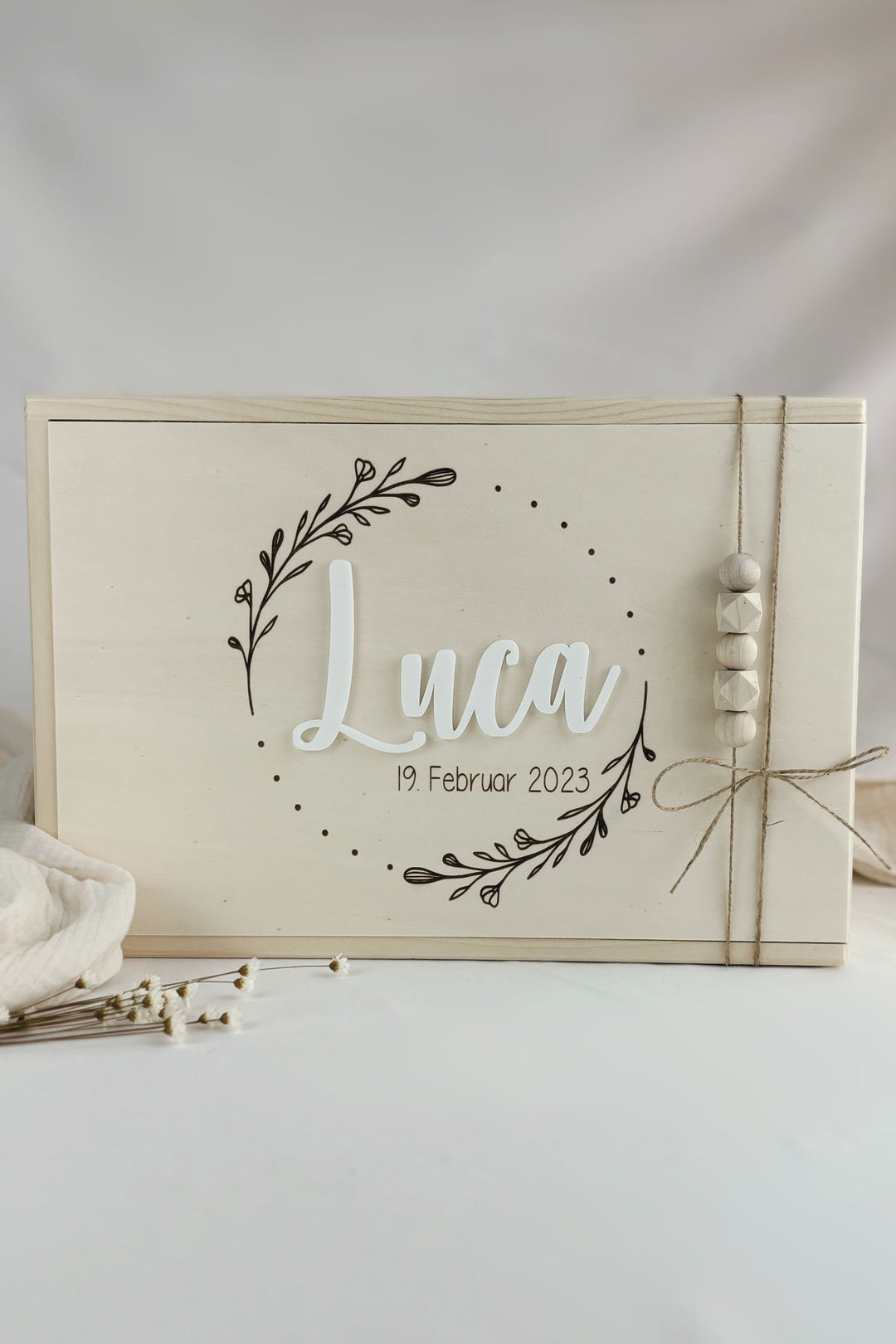 Erinnerungskiste Blumenranke