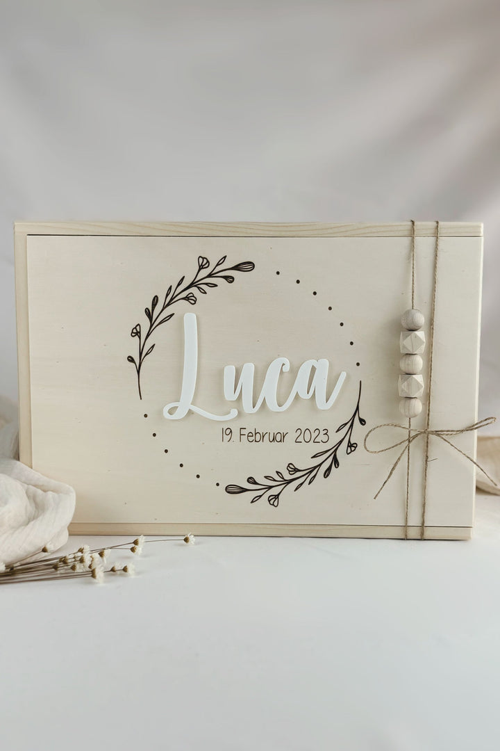 Erinnerungskiste Blumenranke