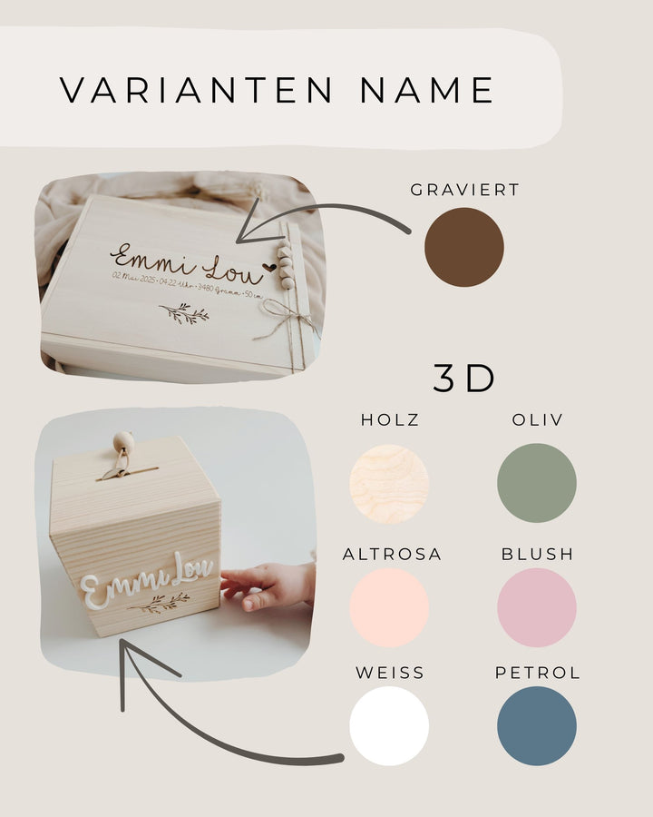 Adventskalender Kiste personalisiert