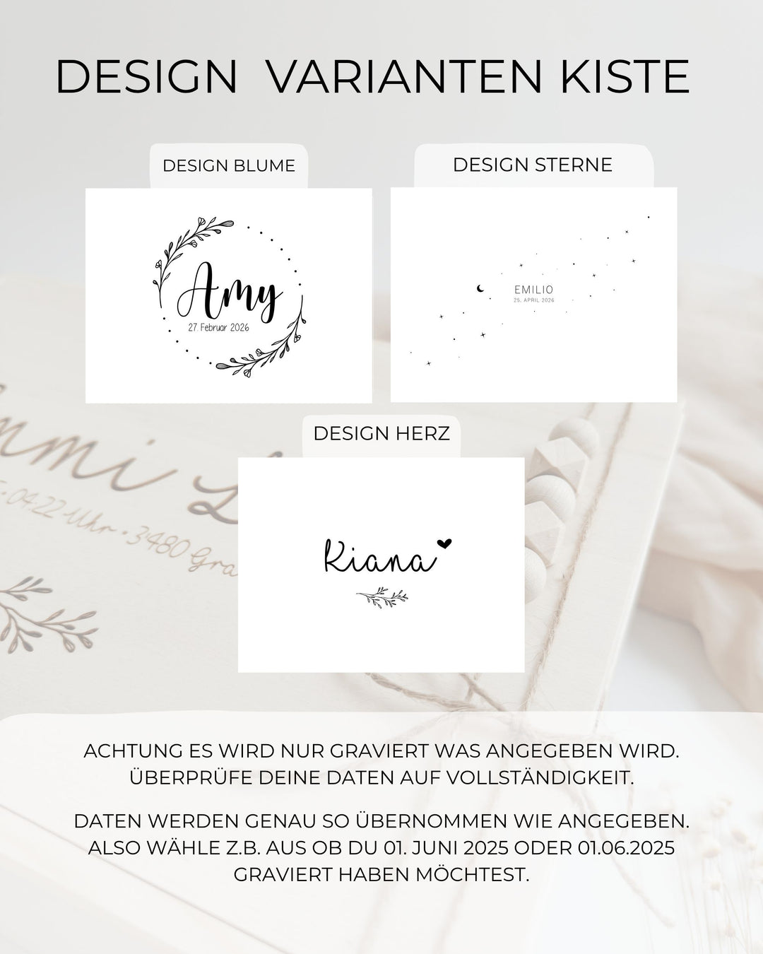 Personalisiertes Baby Geschenkset zur Geburt 🌼