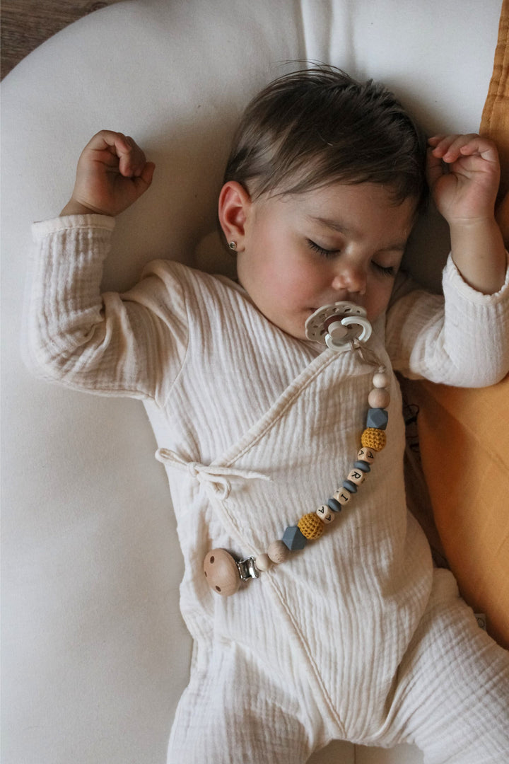 Schnullerkette senfgelb