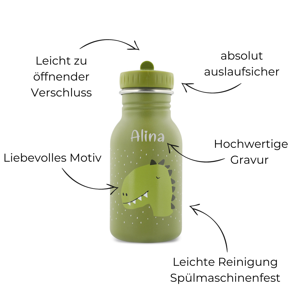 Trixie Trinkflasche 350 ml - Mr. Dino